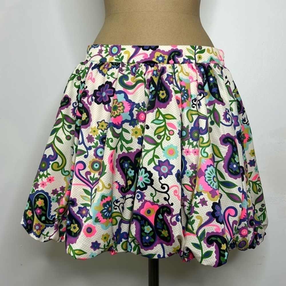 By Malene Birger 🌷 Isella Multicolored Floral Balloon Mini Skirt With Pockets